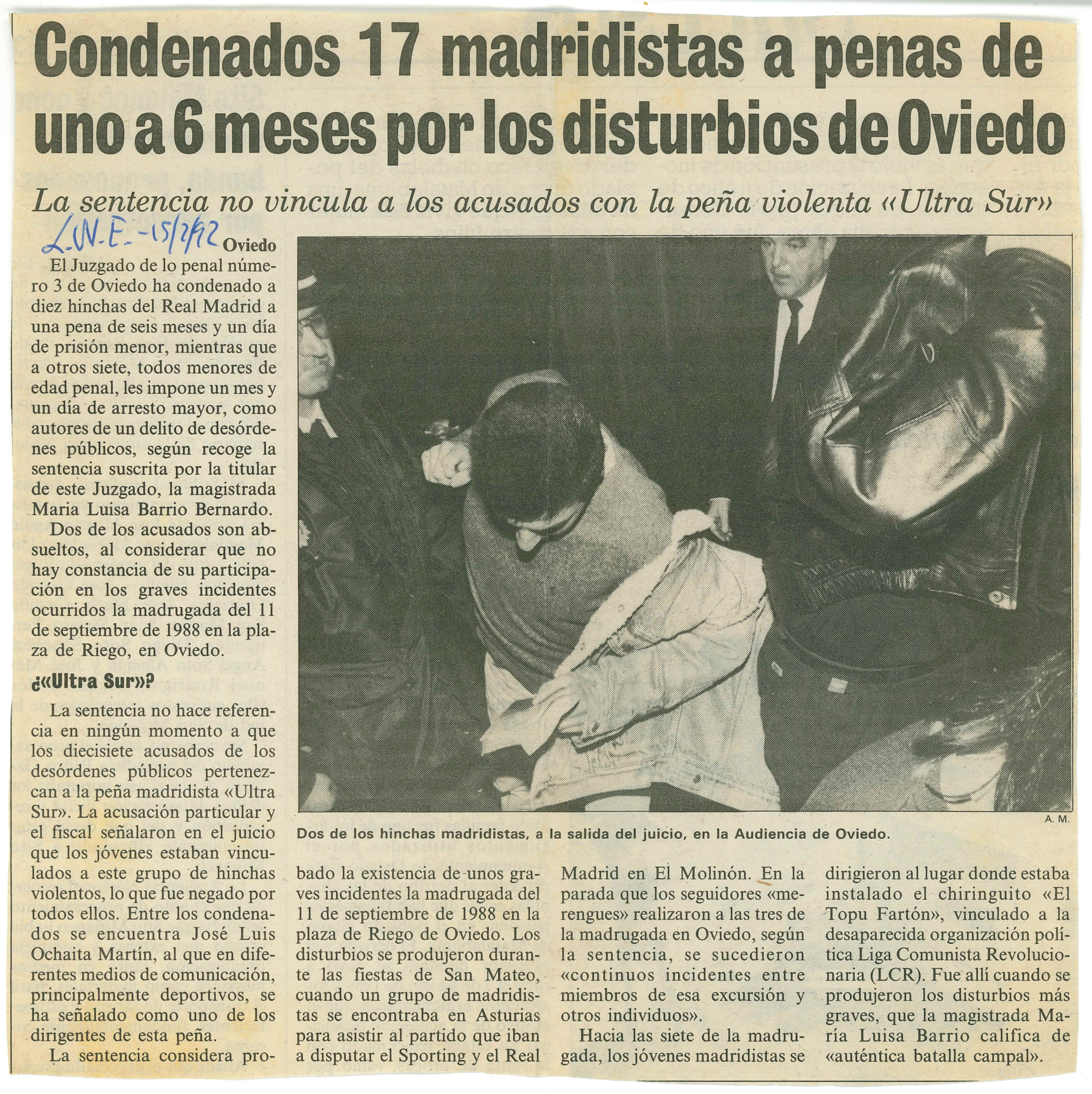 El Topu Fartón en 1992.